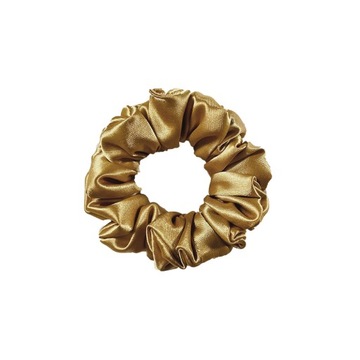 Gumka do włosów satynowa MINI scrunchie Złota