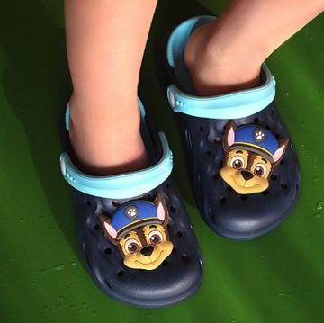 ЛАСТЫ ДЕТСКИЕ ТАПОЧКИ ОБУВЬ САНДАЛИИ PAW PATROL CHASE 26-27