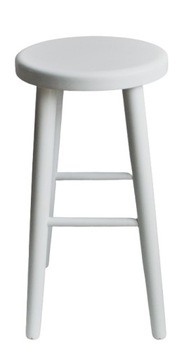 Taboret, hoker barowy z drewna bukowego