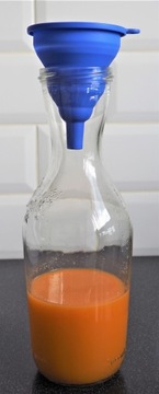 СКЛАДНАЯ СИЛИКОНОВАЯ ВОРОНКА, ФИОЛЕТОВАЯ, диаметр 8 см.