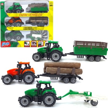 Traktor + maszyny rolnicze przyczepy ciągnik rolniczy farma rolnik