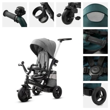 Трехколесный велосипед Kinderkraft Easytwist Розовый