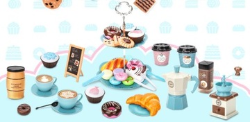 КОФЕЙНЫЙ СЕРВИС ДЛЯ ДЕТЕЙ КОФЕЙНЫЙ НАБОР ЧАЙ Печенье Кондитерская Кафе