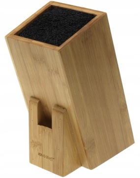 ПОДСТАВКА ДЛЯ НОЖЕЙ НОЖНИЦЫ БАМБУКОВЫЙ БЛОК УНИВЕРСАЛЬНАЯ