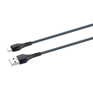 LDNIO USB TO MICRO USB КАБЕЛЬ 1 М БЫСТРЫЙ 2,4 А СО СВЕТОДИОДНОЙ ПОДСВЕТКОЙ