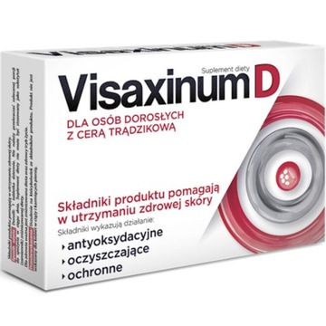 VISAXINUM D NA TRĄDZIK DLA DOROSŁYCH ZDROWA SKÓRA