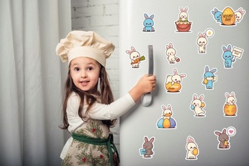 Магниты на холодильник ПАСХА-АЛЛИЛУЯ, узор 3