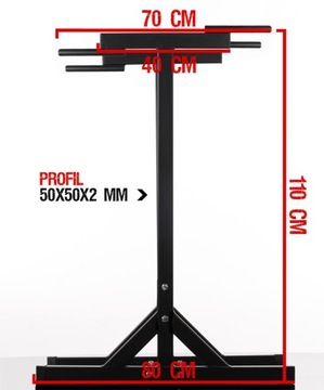 STACJONARNA PORĘCZ PROSTA HD10