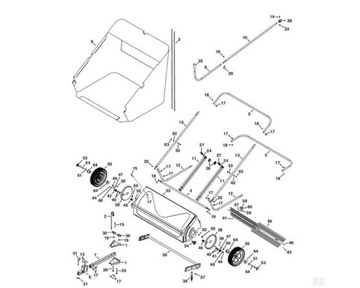 Подметальная машина для листьев Agri-Fab, сборщик 112 см