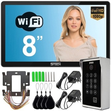 Wideodomofon 5tech APLIKACJA TUYA IP Verus One 84213 Czytnik Szyfrator WiFi