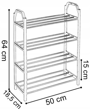 ПОЛКА ДЛЯ ОБУВИ ПОДСТАВКА КНИЖНЫЙ ШКАФ 4 УРОВНЯ ОРГАНИЗАТОР ДЛЯ ЗАЛА ДОМА