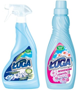 ŁUGA KROCHMAL ORIGINAL SPRAY500 + PŁYN 750 FLOWER