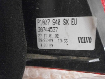 SVĚTLO LEVÝ ZADNÍ DO VOLVO S40 09R!!!