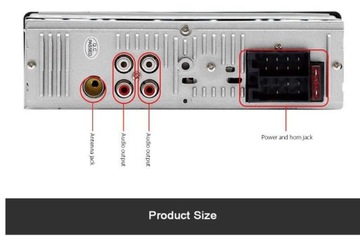 АВТОМОБИЛЬНОЕ РАДИО 1DIN SD USB BLUETOOTH МИКРОФОН