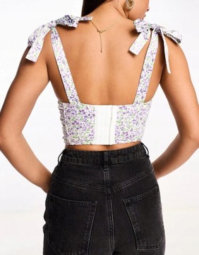 Asos Design XXJ hjg КОРСЕТ С ЦВЕТОЧНЫМ ПРИНТОМ 85C