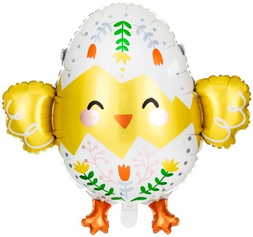 BALON FOLIOWY PISKLĘ 78,5x64,5CM WIELKANOC-5418