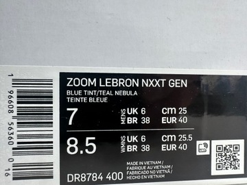 Buty Nike Zoom Lebron NXXT GEN. r. 40