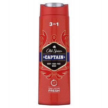 Old Spice Captain Żel pod prysznic i szampon dla mężczyzn zestaw 6 x 400 ml