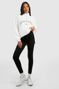 Черные классические ЛЕГГИНГИ Boohoo NG6 qgl S