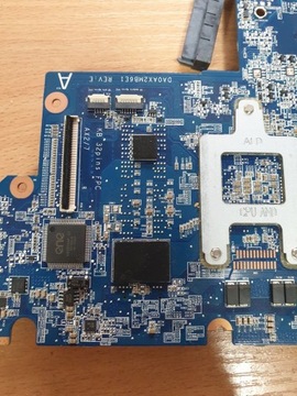Материнская плата DA0AX2MB6E1 HP Compaq CQ56 повреждена