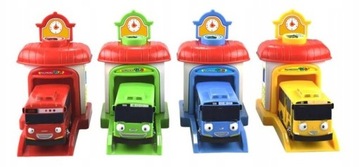 Set of 4 Small Bus TAYO Bus, garage