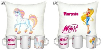 НАБОР WINX CLUB КРУЖКА + ПОДУШКА + ИМЯ