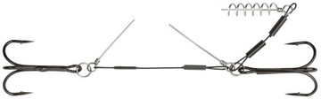 Dozbrojka Mikado Jaws z Pinami 4+6cm 1/0 24kg 1szt