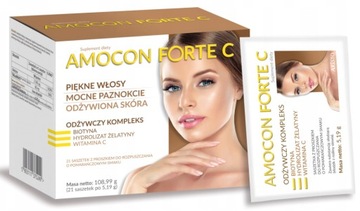 Amocon Forte C biotyna aminokwasy 21 saszetek