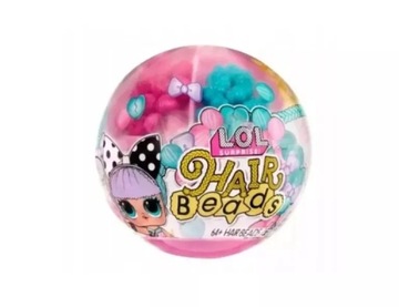 LOL SURPRISE HAIR BEADS KULA LALECZKA Z KORALIKAMI