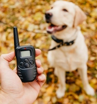 Водонепроницаемый электрический ошейник для дрессировки собак, дрессировщик собак с дистанционным управлением