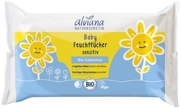 ALVIANA Baby Wilgotne chusteczki oczyszczające EKO