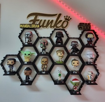 Półki elementowe pod figurki funko pop