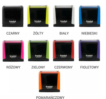КОРПОРАТИВНАЯ ШТАМПА офисная печать TRODAT 4913 на 8 строк с ЛАСТИКОМ + ДИЗАЙН