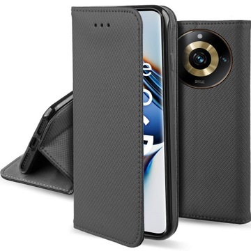ETUI zamykane SMART MAGNET do REALME 11 PRO 5G / Pro PLUS |+SZKŁO HARTOWANE
