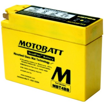 Akumulator Motobatt MBT4BB AGM CCA40 12V 2,5Ah