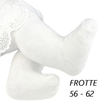 Ecru - rajstopki na zimę FROTTE (Rozmiar: 56 - 62)