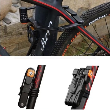 ПОРТАТИВНЫЙ ПРОТИВОУГОННЫЙ ВЕЛОСИПЕДНЫЙ ЦЕПНОЙ ЗАМОК