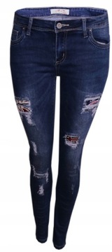 Брюки джинсовые для девочек 122-128