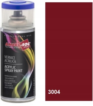 Uni. lakier akrylowy PURPUROWY CZERWONY RAL3004