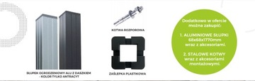 Ogrodzenie przesło panele kompozytowe wpc montaż