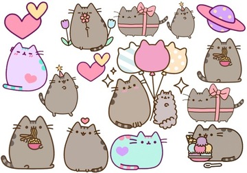 ТАТУ С КОШКОЙ ДЛЯ ДЕТЕЙ КОШКА ВРЕМЕННАЯ МОЮЩАЯСЯ