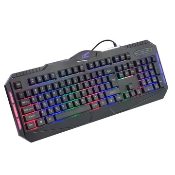 КЛАВИАТУРА КОВРИК ДЛЯ МЫШИ МИКРОФОН НАУШНИКИ ИГРОВОЙ НАБОР 4 В 1 ПОДАРОК