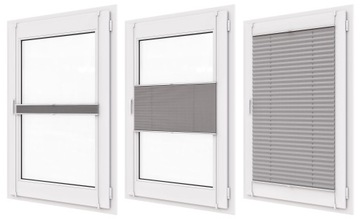 TERMO серебристая PLISA LUX рулонная штора плиссе 102x150см