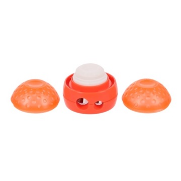 Temperówka Strigo na dwie grubości ołówków i kredek z gumką Kula