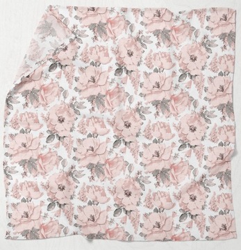 PIELUCHA MUŚLINOWA KOCYK OTULACZ 120x120cm PRODUKT POLSKI