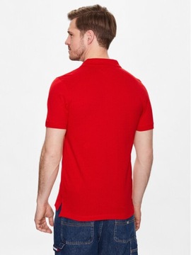 Koszulka polo czerwona basic Tommy Jeans M