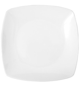 Talerz płytki 25,5cm biały POLSKA porcelana