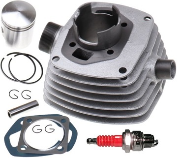 Cylinder tłok pierścienie żeliwny WSK 125