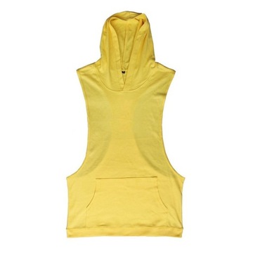 Brand Gyms Clothing Mens Bodybuilding Hooded Tank