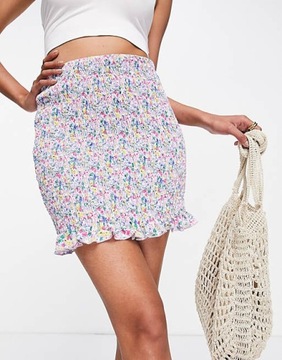 Spódniczka mini w kwiaty Missguided 44